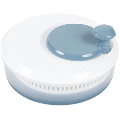 Gifi Essoreuse à salade rétractable 3,5 L bleu et blanc