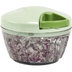 Gifi Essoreuse 3en1 hachoir et bol transparent et vert