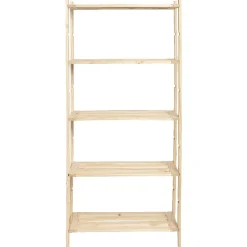 Gifi Rangement|Etagère 5 niveaux en pin naturel