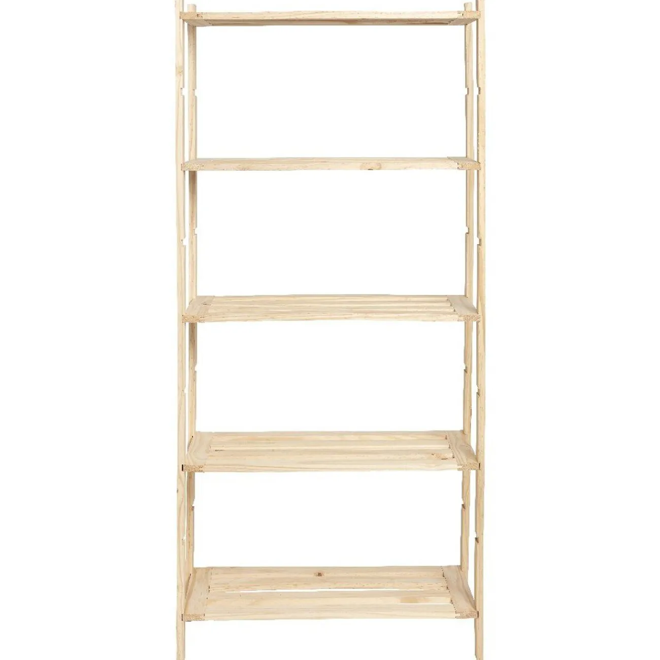 Gifi Rangement|Etagère 5 niveaux en pin naturel