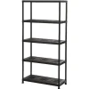 Gifi Rangement|Etagère 5 niveaux noire