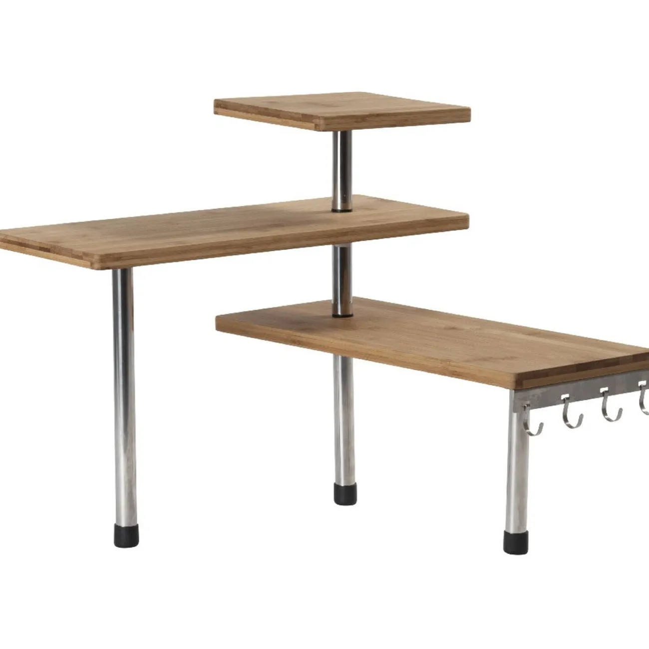 Gifi Etagère d'angle modulable en bambou