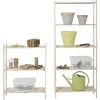 Gifi Rangement|Etagère de rangement en pin x 2