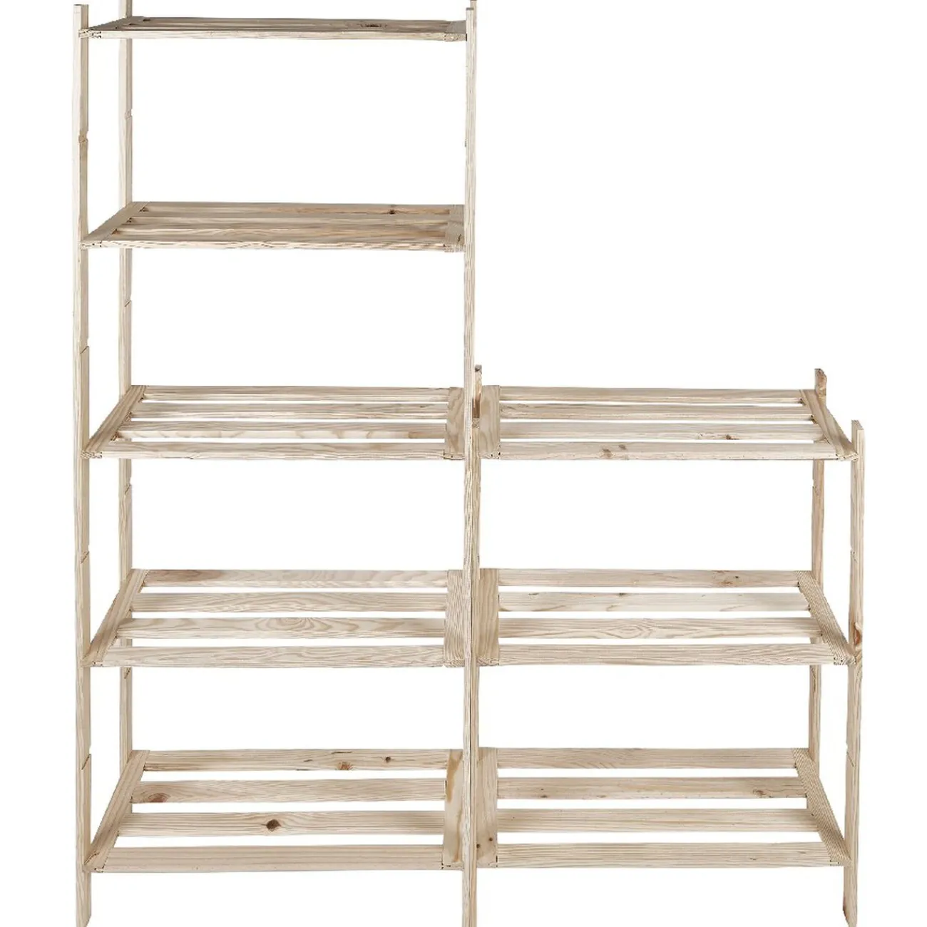 Gifi Rangement|Etagère de rangement en pin x 2