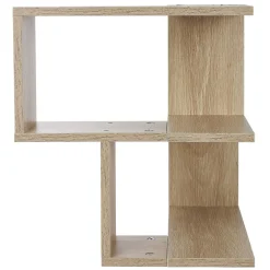 Gifi Rangement|Etagère double spécial angle couleur chêne
