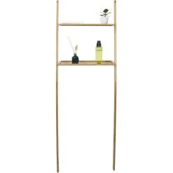 Gifi Equipement Wc^Etagère haute pour WC en bambou