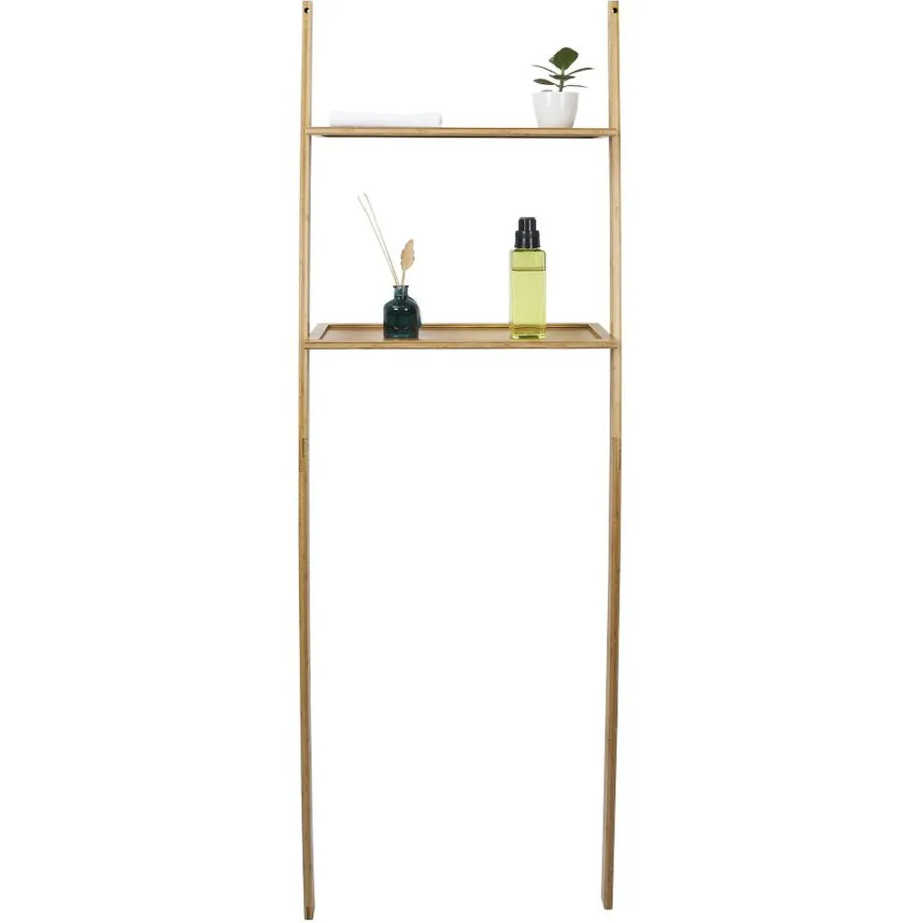 Gifi Equipement Wc^Etagère haute pour WC en bambou