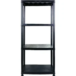 Gifi Rangement|Etagère noire 4 niveaux
