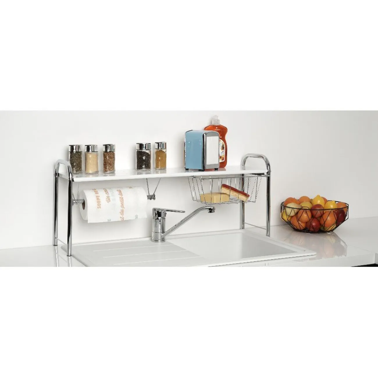 Gifi Etagère pont d'évier métallique