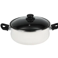 Gifi Faitout acier émaillé beige Ø 26 cm