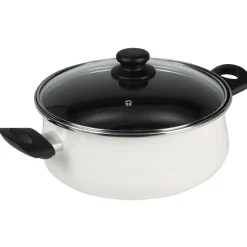 Gifi Faitout acier émaillé beige Ø 26 cm