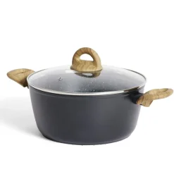 Gifi Faitout tous feux dont induction aluminium gris Ø24cm