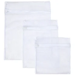 Gifi Entretien Du Linge|Filet à linge blanc x3