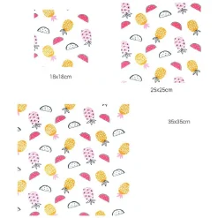 Gifi Film alimentaire réutilisable à la cire d'abeille auto-adhérent x3