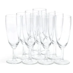 Gifi Flûte à champagne en verre 15cl x10