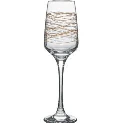 Gifi Flûte à champagne spirale x3