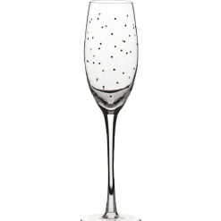 Gifi Flûte à champagne transparent motif pois