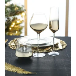 Gifi Flûte transparente et dorée