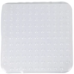 Gifi Equipement Douche^Fond de douche bulle pvc blanc transparent