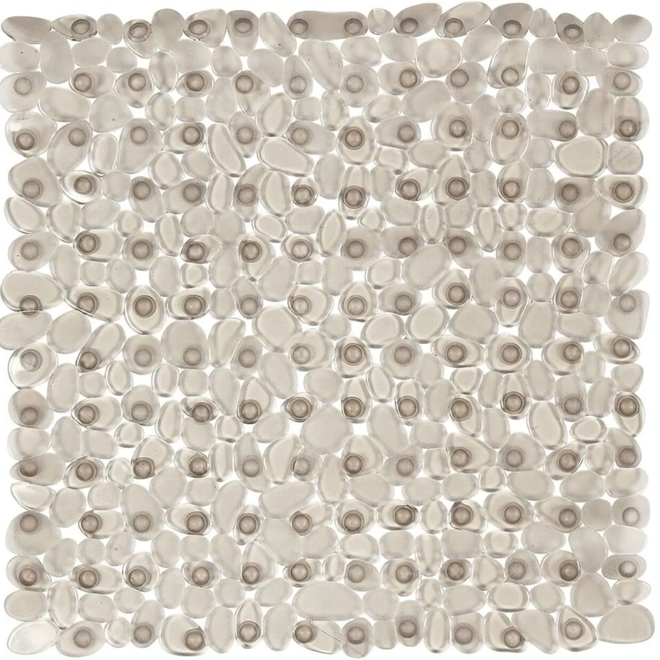 Gifi Equipement Douche^Fond de douche en pvc gris effet galets