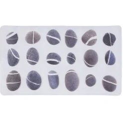 Gifi Equipement Douche^Fond de douche galet gris PVC