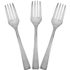 Gifi Fourchette à cocktail gris acier x12