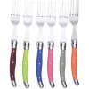 Gifi Fourchette inox manche multicolore x6