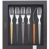 Gifi Fourchette multicolore x6 laguiole