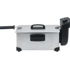 Gifi Friteuse électrique Homday amovible en inox 3L