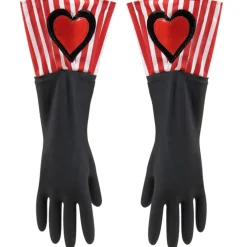 Gifi Entretien Du Linge|Gants de ménage noirs et rouges C'est du Propre