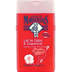 Gifi Beauté^Gel douche Petit Marseillais - Lait de coton coquelicot - 2x 400 ml
