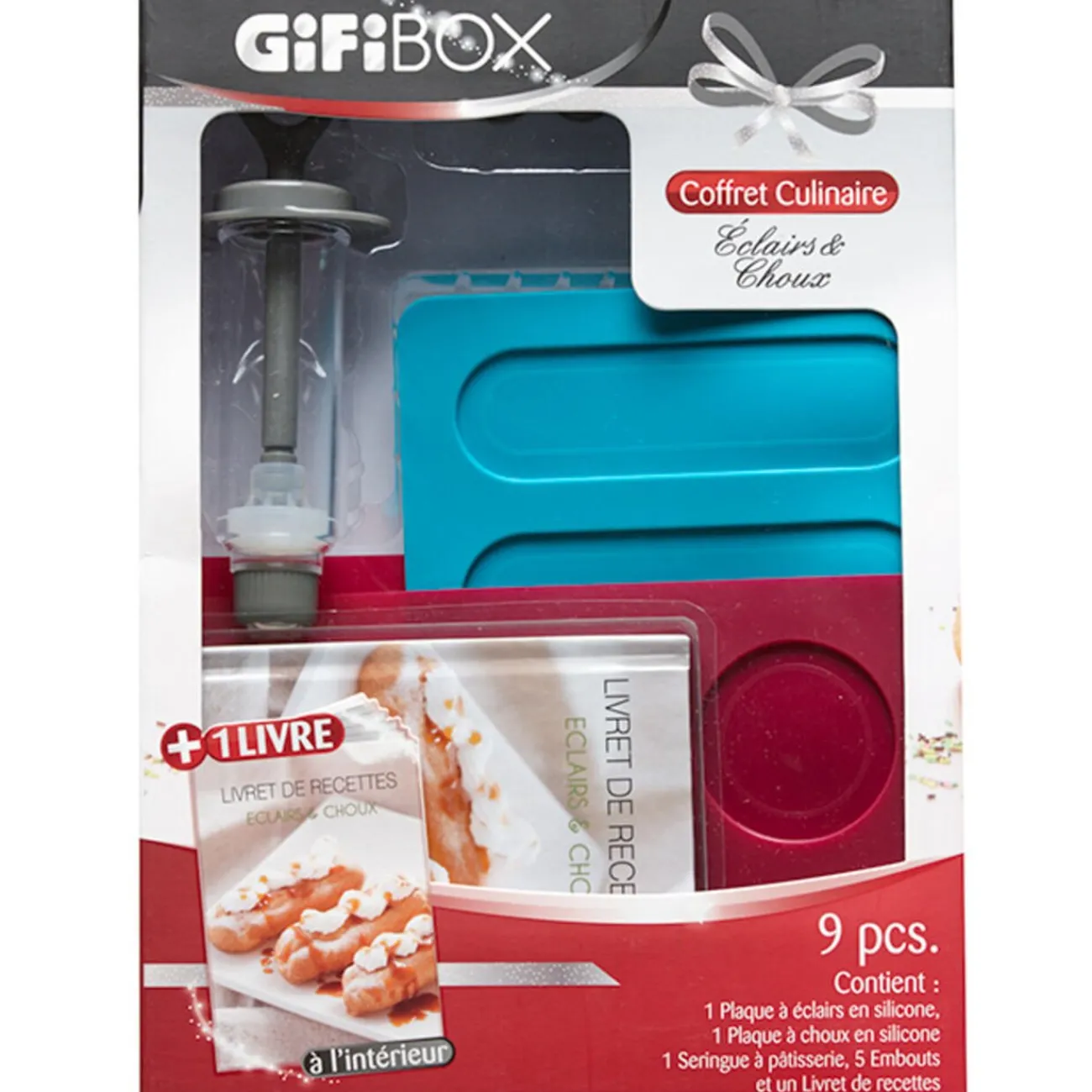 Gifi box éclairs et choux 9 pièces