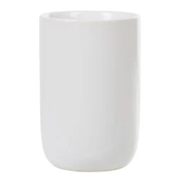 Gifi Aménagement Salle De Bain^Gobelet céramique blanc