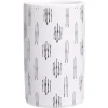 Gifi Aménagement Salle De Bain^Gobelet céramique céramique blanc et noir motif trait Ø6xH10,5cm