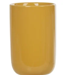 Gifi Aménagement Salle De Bain^Gobelet céramique jaune
