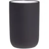 Gifi Aménagement Salle De Bain^Gobelet céramique noir intérieur blanc Ø6,8xH10cm