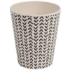 Gifi Gobelet décor géométrique noir et blanc