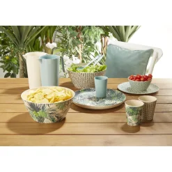 Gifi Gobelet décor géométrique noir et blanc