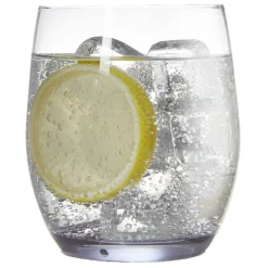 Gifi Gobelet en cristallin transparent fond bleu30 cl x4