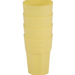 Gifi Gobelet en plastique couleur unie x 4