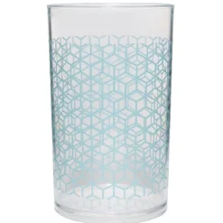 Gifi Gobelet en plastique transparent motif multicolore