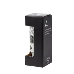 Gifi Gobelet en porcelaine design blanc noir 11 cl x4