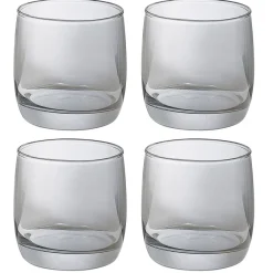 Gifi Gobelet en verre argenté x4