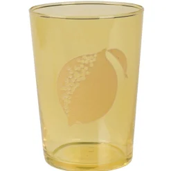 Gifi Gobelet en verre décor citron