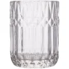 Gifi Aménagement Salle De Bain^Gobelet en verre effet cristallin transparent Ø8xH10,5cm
