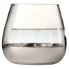 Gifi Gobelet en verre Oksana argenté 31cL x4