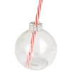 Gifi Gobelet forme de boule de Noël avec paille