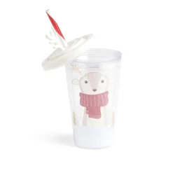 Gifi Gobelet paille Noël 470ml - 2 modèles