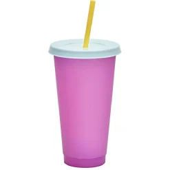 Gifi Gobelet paille plastique