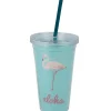 Gifi Gobelet plastique et paille Aloha
